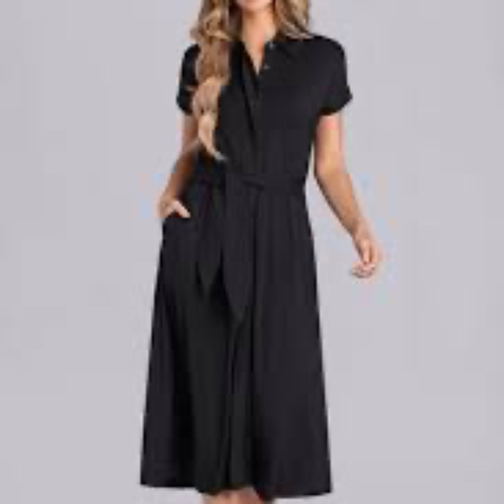 Buttercloth S Black Radiance Dress